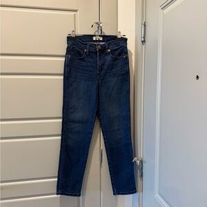 Madewell Dark Blue Ankle Jeans